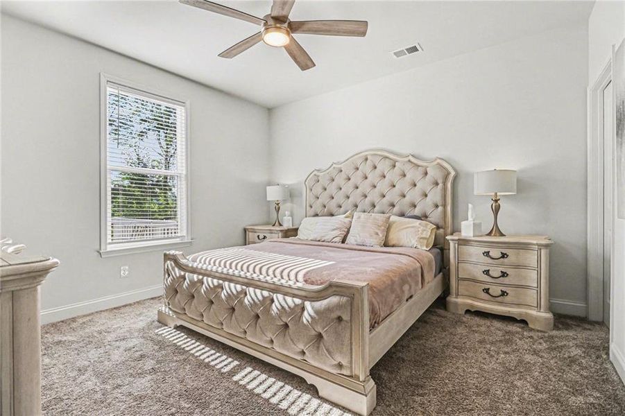 Furnished interior view inside a new home in Carmichael Farms, Canton (Image 23).