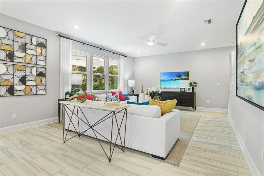 Furnished interior view inside a new home in Coastal Gardens, Palm Coast (Image 3).