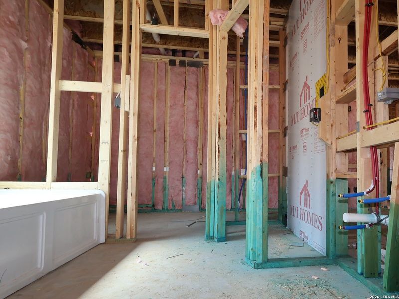 In-progress construction of a new home in Agave, San Antonio, TX (Image 41).