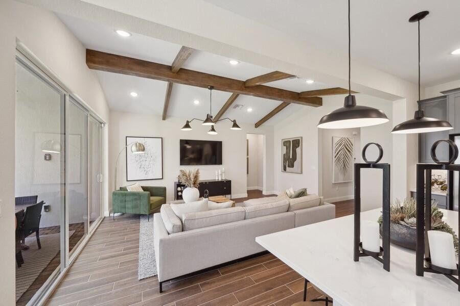 Furnished interior view inside a new home in , Port St. Lucie (Image 13).