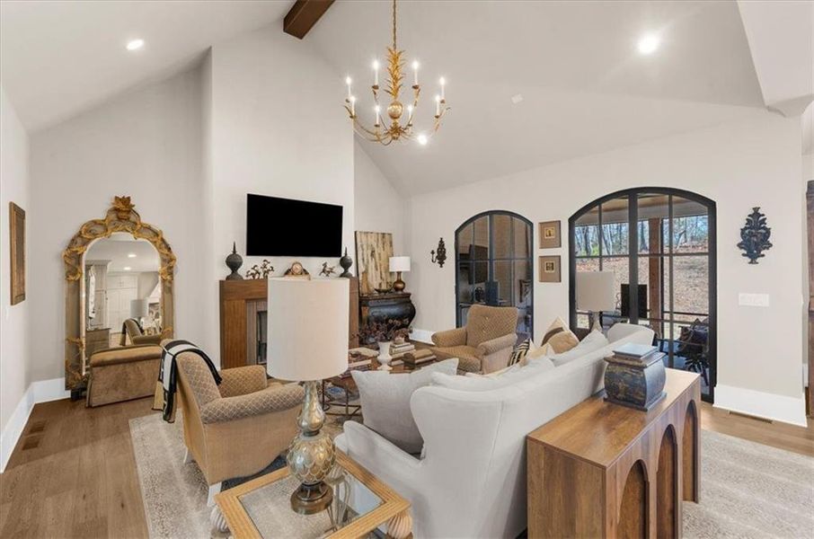 Furnished interior view inside a new home in , Roswell (Image 19). Furnished interior view inside a new home in , Roswell (Image 19).