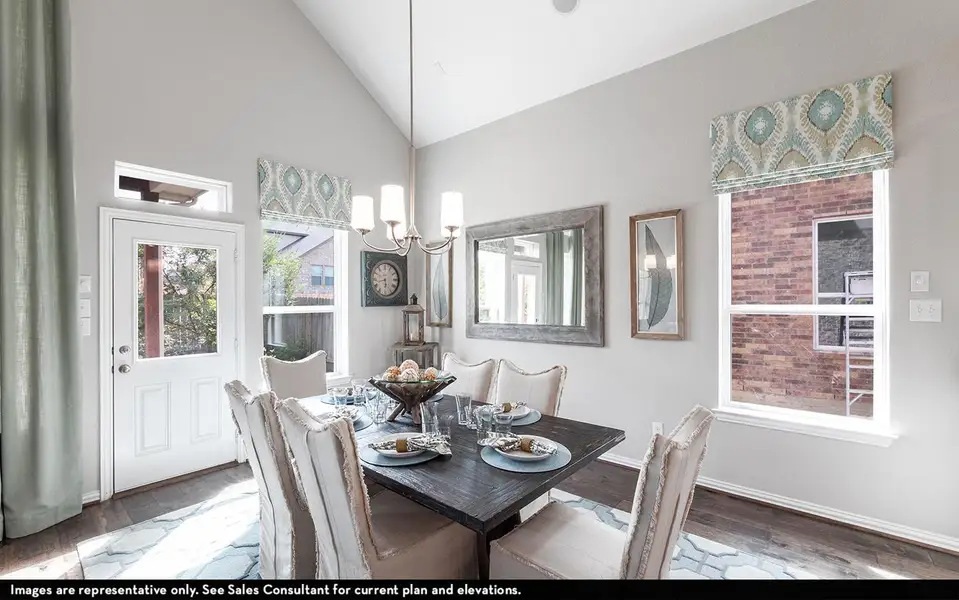 Furnished interior view inside a new home in Canterra Creek, Rosharon (Image 8).