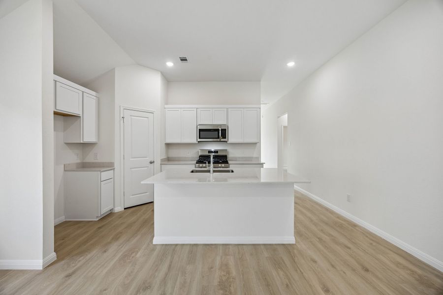 Furnished interior view inside a new home in Riviera Pines, Huffman (Image 7).