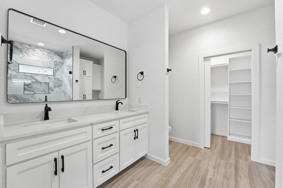 Furnished interior view inside a new home in , La Porte (Image 7). Furnished interior view inside a new home in , La Porte (Image 7).