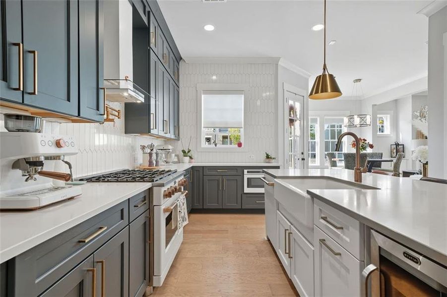 Furnished interior view inside a new home in , Woodstock (Image 29).