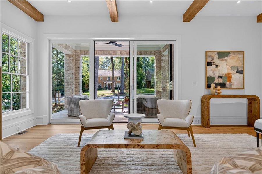 Furnished interior view inside a new home in , Atlanta (Image 19).