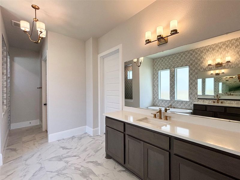 Furnished interior view inside a new home in Fulbrook on Fulshear Creek, Fulshear (Image 6).