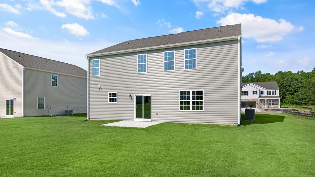 Representative exterior details of a home built from the COLUMBIA by D.R. Horton in North Gate, Vass (Image 4). Representative exterior details of a home built from the COLUMBIA by D.R. Horton in North Gate, Vass (Image 4).