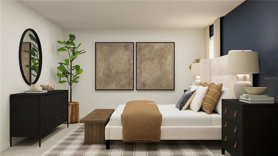 Furnished interior view inside a new home in Crosswinds, Haines City (Image 19).