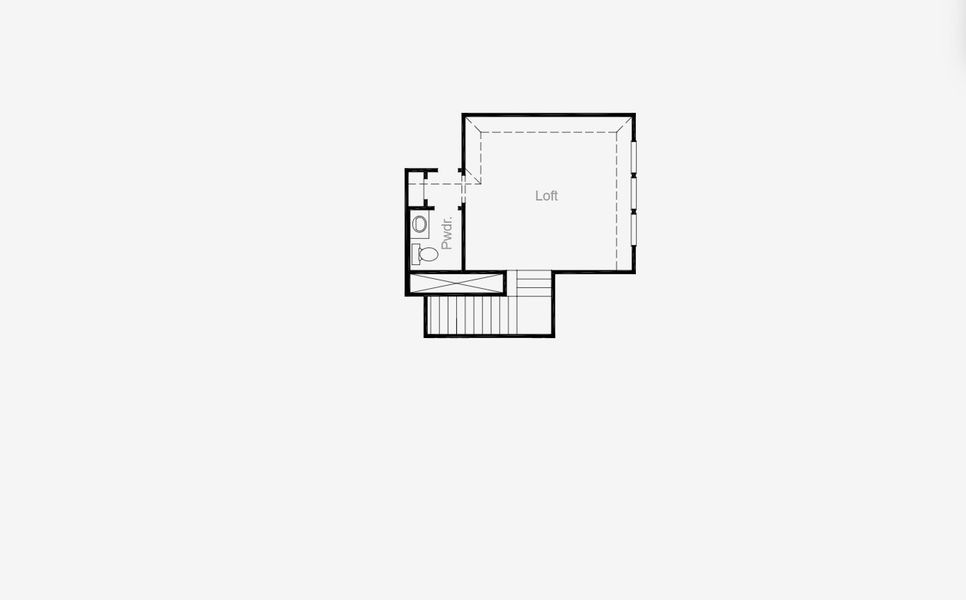 2D floor plan layout for the Wellington by Coventry Homes in Pecan Square 50', Northlake, TX (Image 7).