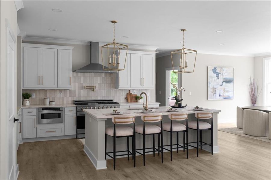 Furnished interior view inside a new home in , Lilburn (Image 10).