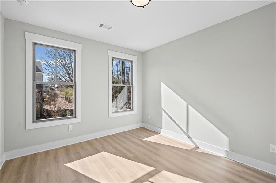 Spacious, unfurnished interior of a new home in Devin's Shire - A Kennesaw Tradition, Kennesaw (Image 29). Spacious, unfurnished interior of a new home in Devin's Shire - A Kennesaw Tradition, Kennesaw (Image 29).