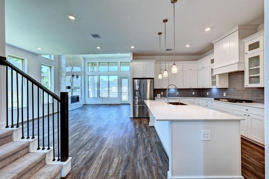 Great Room with Kitchen