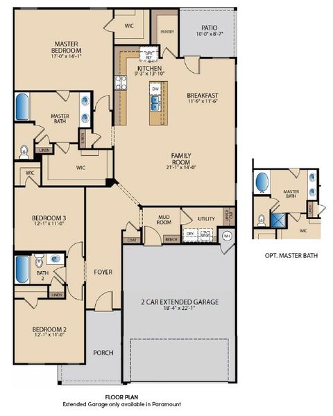 Floor Plan with options