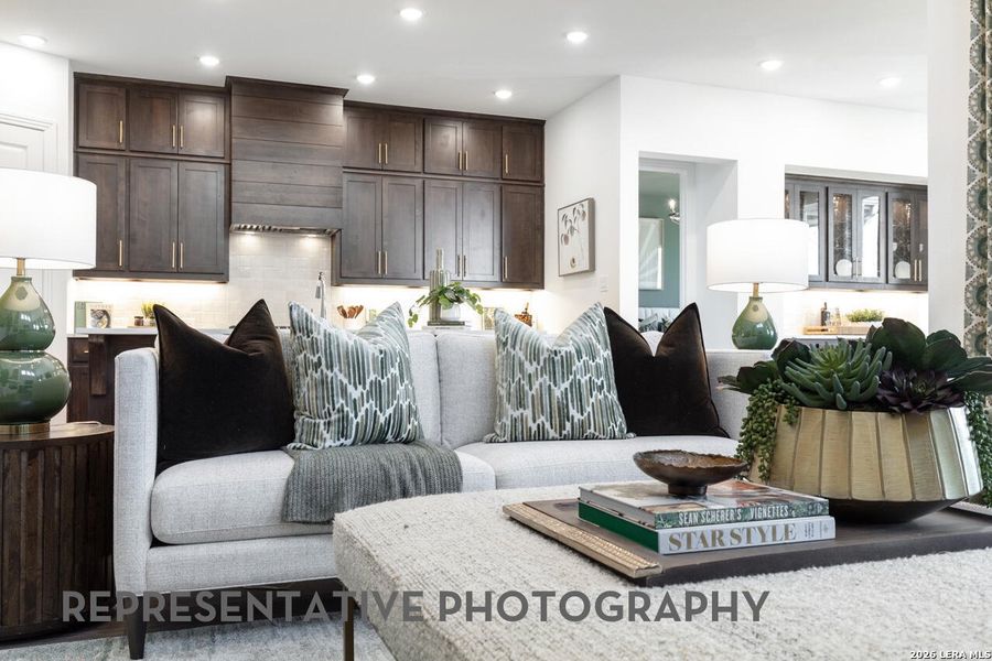 Furnished interior view inside a new home in Venado Crossing, Cibolo (Image 8).