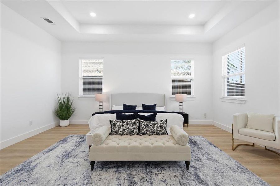Furnished interior view inside a new home in , Denton (Image 12).
