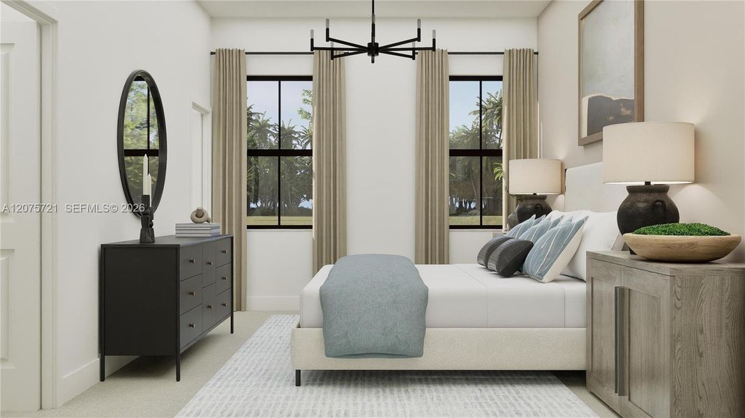 Furnished interior view inside a new home in Sunstone, Homestead (Image 6).
