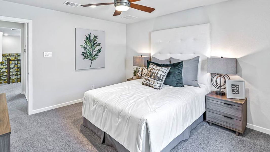 Furnished interior view inside a new home in Trillium, Richmond (Image 28).