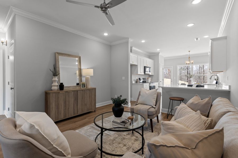 Furnished interior view inside a new home in The Eleuthera, Chattanooga (Image 11).