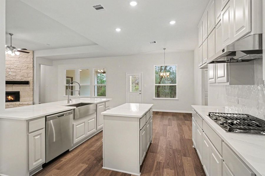 Furnished interior view inside a new home in Rose Hill Estates, Willis (Image 5).