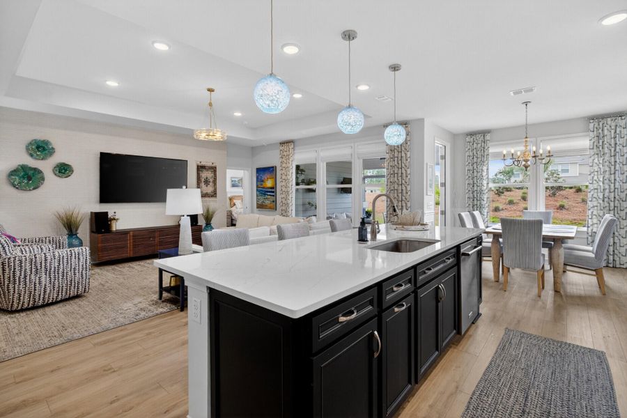 Furnished interior view inside a new home in , Summerville (Image 9).