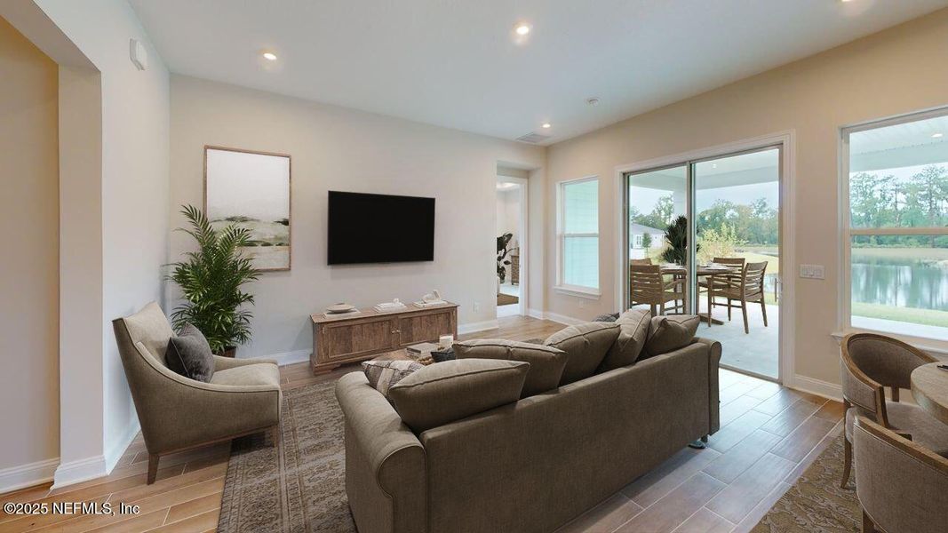 Furnished interior view inside a new home in RiverTown - Ravines, St. Johns (Image 5).