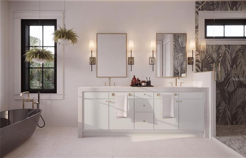 Furnished interior view inside a new home in , Sarasota (Image 3). Furnished interior view inside a new home in , Sarasota (Image 3).