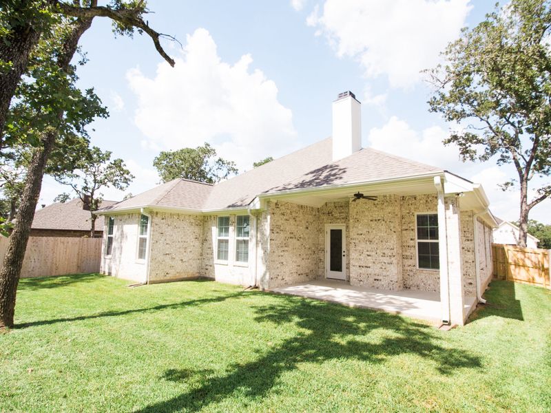 Representative exterior details of a home built from the The Emily by Reece Homes in Harvest Meadows, Bryan (Image 3).