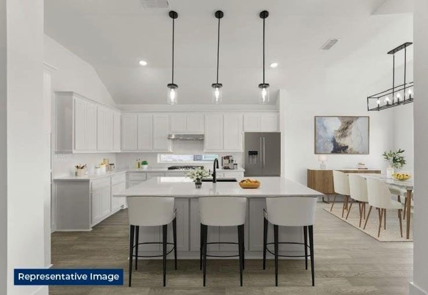 Furnished interior view inside a new home in Edgewood Creek, Celina (Image 5). Furnished interior view inside a new home in Edgewood Creek, Celina (Image 5).