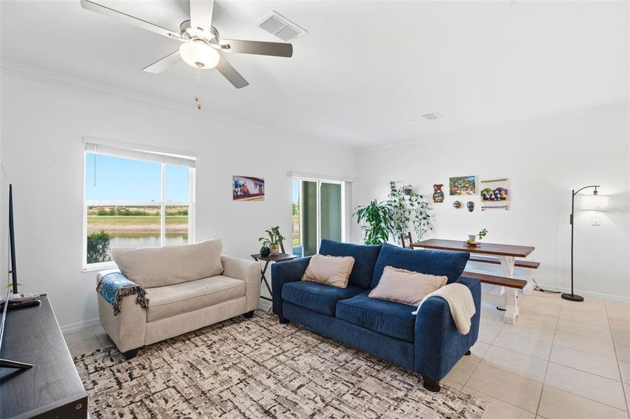 Furnished interior view inside a new home in , Land O' Lakes (Image 9). Furnished interior view inside a new home in , Land O' Lakes (Image 9).
