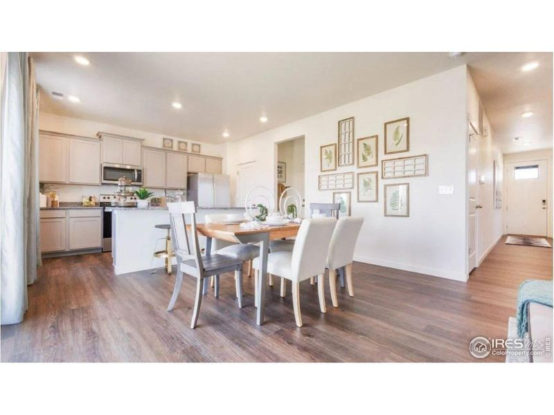 Furnished interior view inside a new home in Fossil Creek Ranch, Windsor (Image 6).