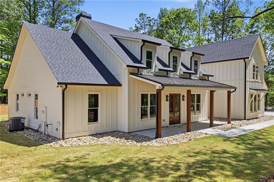 Exterior details and patio area of a home in , Ball Ground (Image 40).