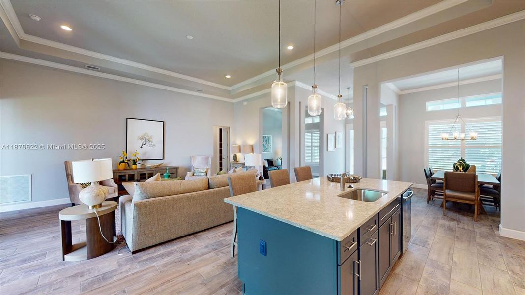 Furnished interior view inside a new home in , Ormond Beach (Image 24).