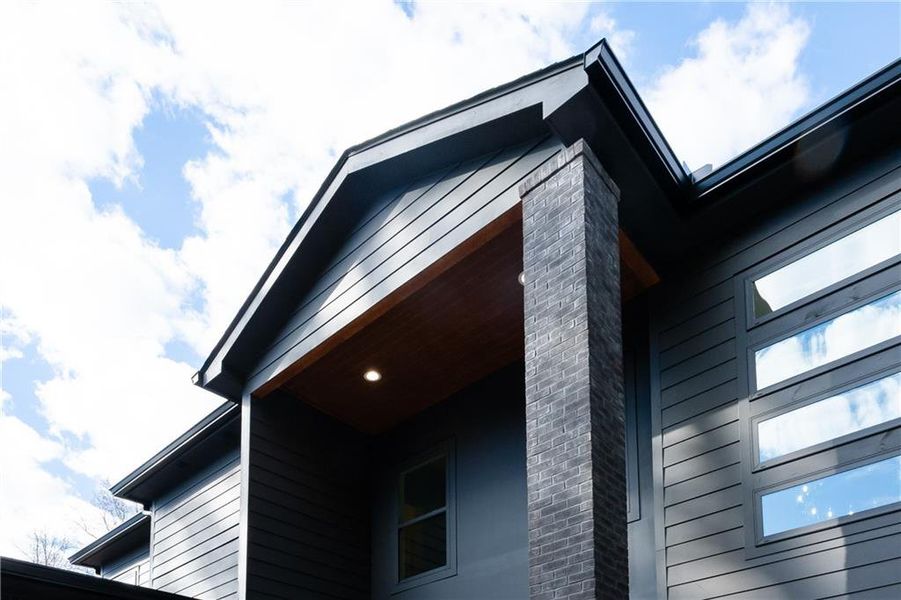 Exterior details and patio area of a home in , Atlanta (Image 33).