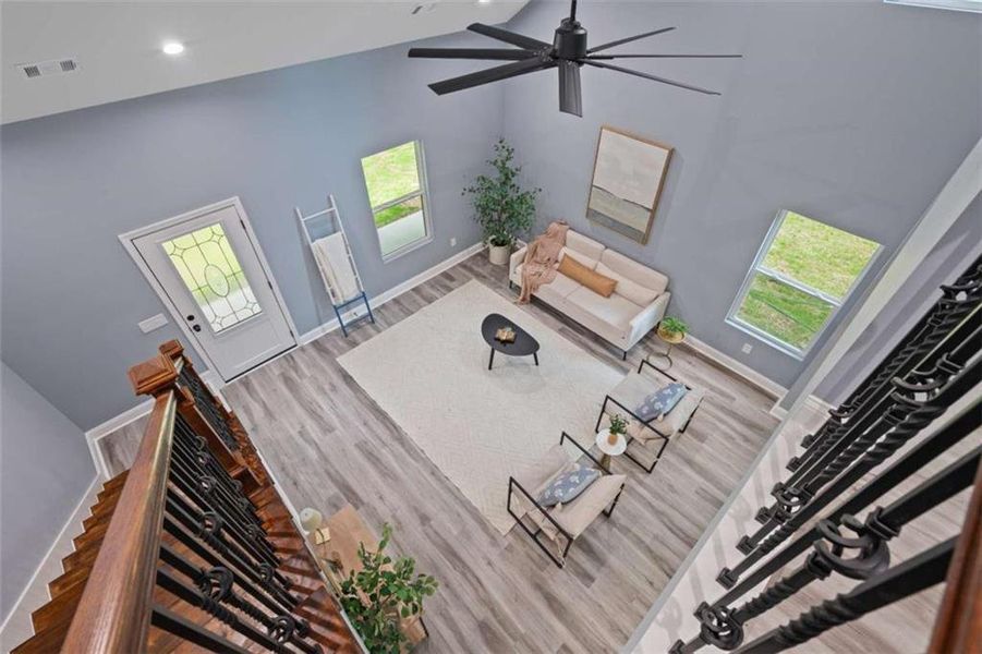 Furnished interior view inside a new home in , Commerce (Image 14).