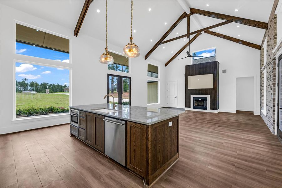 Furnished interior view inside a new home in , Brookeland (Image 11).