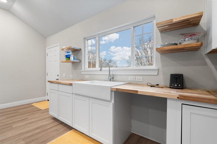 Enjoy the view while doing dishes.