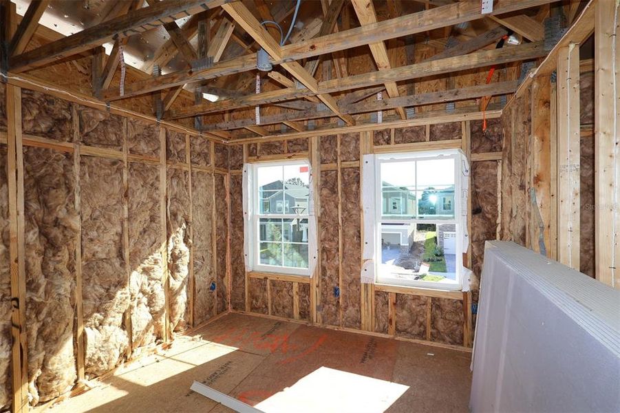 In-progress construction of a new home in Estates at Rivercrest, Sanford, FL (Image 18). In-progress construction of a new home in Estates at Rivercrest, Sanford, FL (Image 18).