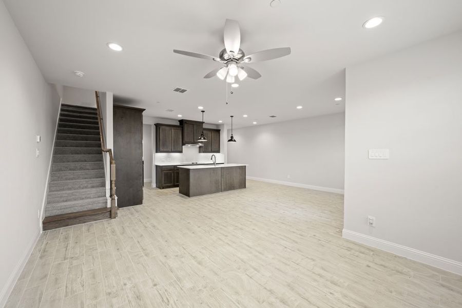 Representative exterior photo of a completed home built from the Bridgeport by Impression Homes in Main Street Village, Mansfield, TX (Image 4). Representative exterior photo of a completed home built from the Bridgeport by Impression Homes in Main Street Village, Mansfield, TX (Image 4).