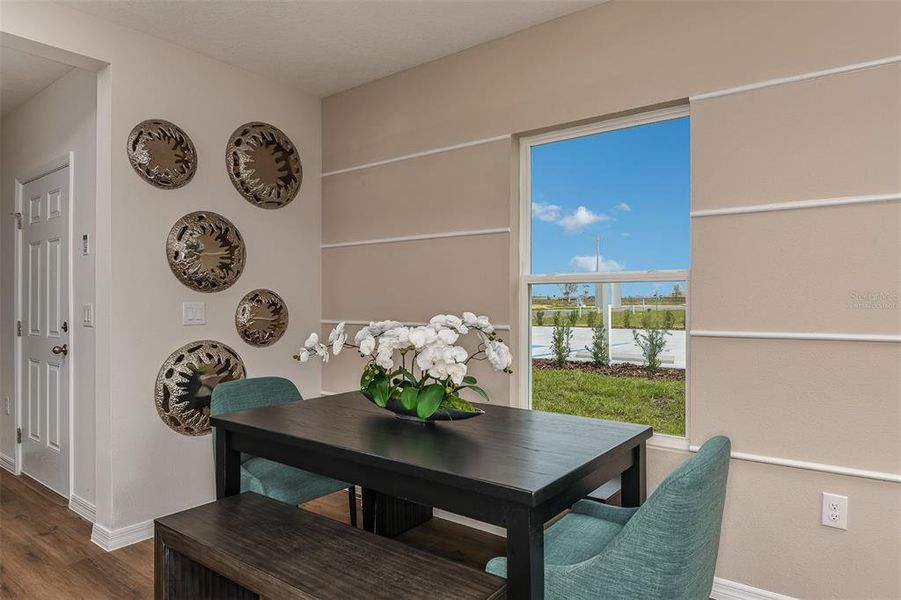 Furnished interior view inside a new home in Grove at Crosswind, Haines City (Image 17).