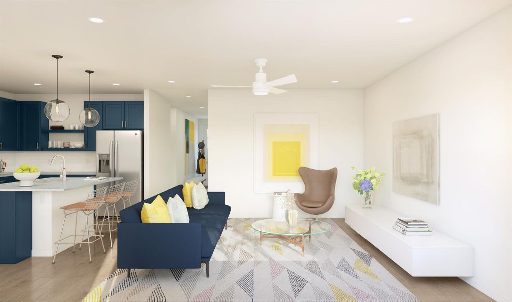 Furnished interior view inside a new home in , Fort Pierce (Image 7).