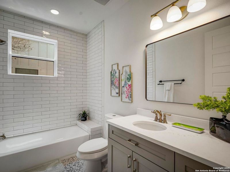 Furnished interior view inside a new home in , San Antonio (Image 32). Furnished interior view inside a new home in , San Antonio (Image 32).