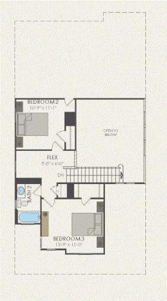 Pulte Homes, Harrison floor plan