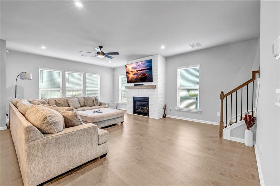 Furnished interior view inside a new home in Briar Creek, Atlanta (Image 13).