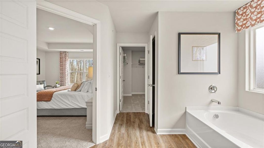 Furnished interior view inside a new home in Echo Glen, Stockbridge (Image 52).