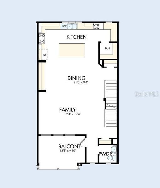 2D floor plan layout of this home in , Sarasota, FL (Image 3).