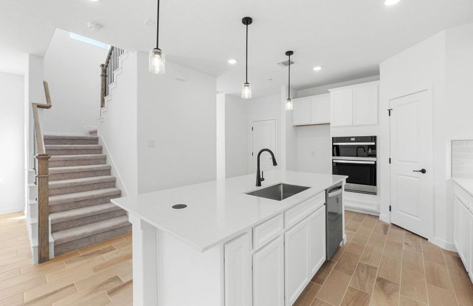 Furnished interior view inside a new home in Monarch on Main, Round Rock (Image 8).