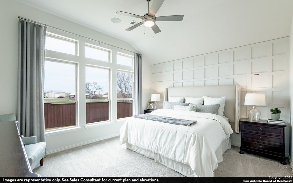 Furnished interior view inside a new home in The Woodlands at Medina Hills, Mico (Image 9). Furnished interior view inside a new home in The Woodlands at Medina Hills, Mico (Image 9).