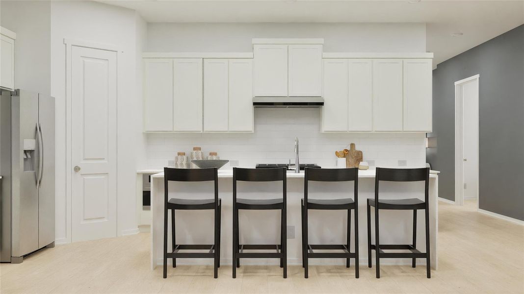 Furnished interior view inside a new home in Lively Ranch, Georgetown (Image 28).