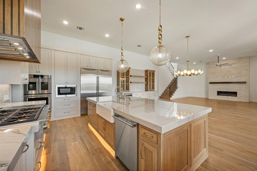 Furnished interior view inside a new home in The Resort on Eagle Mt. Lake, Fort Worth (Image 8). Furnished interior view inside a new home in The Resort on Eagle Mt. Lake, Fort Worth (Image 8).